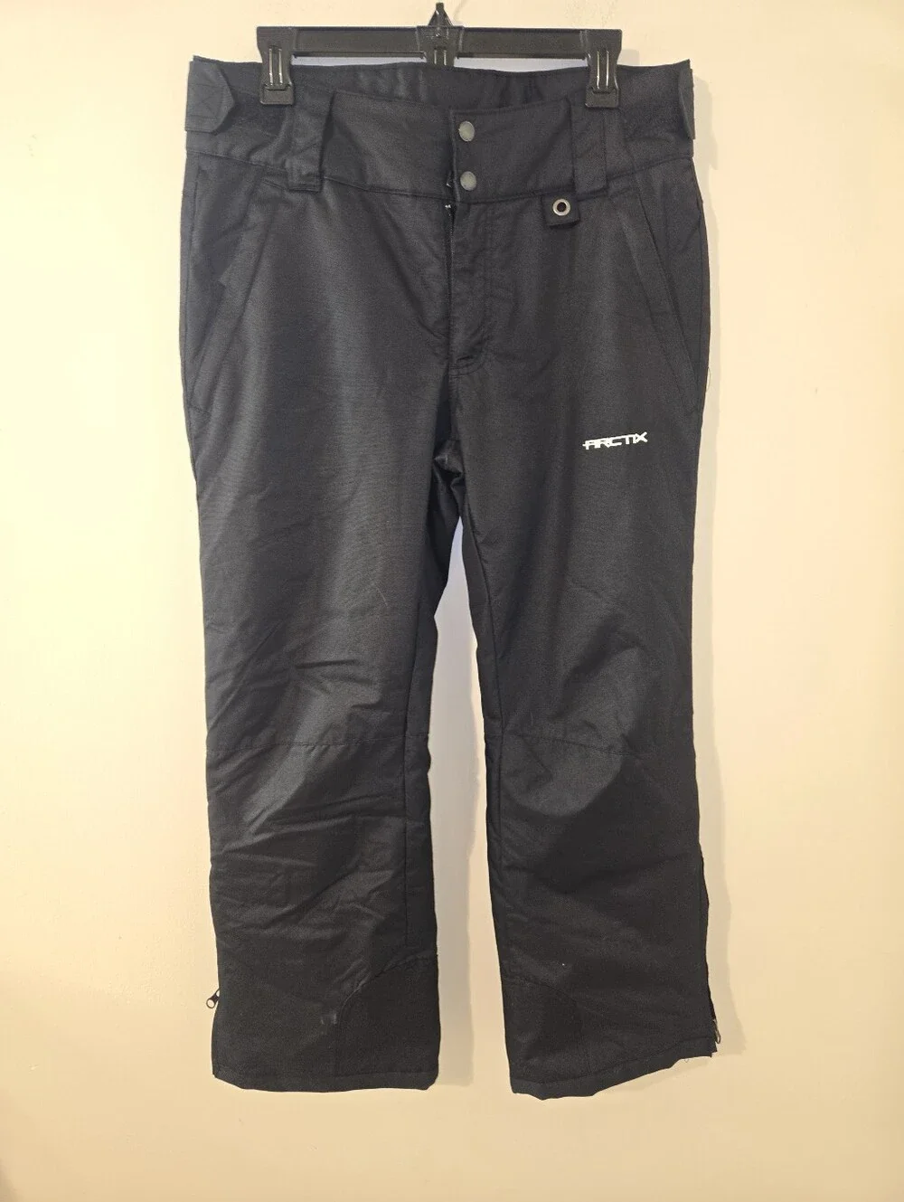 Arctix Women's Insulated Snow Ski Pants Black Medium Short Waterproof Winter
